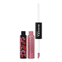 Rimmel London Provocalips 16hr Kiss-Proof Lip Color - Two-Step Liquid Lipstick to Lock in Color and Shine - 430 Wish Upon A Berry, .14 fl.oz.
