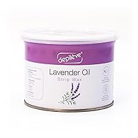 Strip Wax for Hair Removal - Lavender Rosin Wax - Easy to Spread Full-Body Wax - Ideal for Delicate and Sensitive Skin - Soft and Gentle - Moisturizing Strip Wax - for Salon and At-Home Use -
