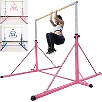 gymnastics high bar for big kids adults ,6FT width 7.2 FT base length ,height adjustable from 49.2