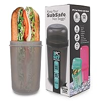 SubSafe Sub Sandwich Container – This Reusable Sandwich Container Keeps Your Sub Safe, Not Soggy – Ideal Boating Accessories and Cooler Accessories – As Seen On Shark Tank, Makes a Great Gift