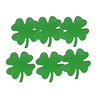 BinaryABC St.Patrick's Day Shamrock Nipple Covers Breast Pasties,St Patricks Day Decorations,Self Adhesive,10 Pairs (Green)