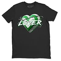 3 Lucky Green Design Printed Heart Lover Sneaker Matching T-Shirt