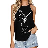 Woman's Shirt Summer Tank Top Basic Sleeveless Halter Vest Fashion T-Shirts