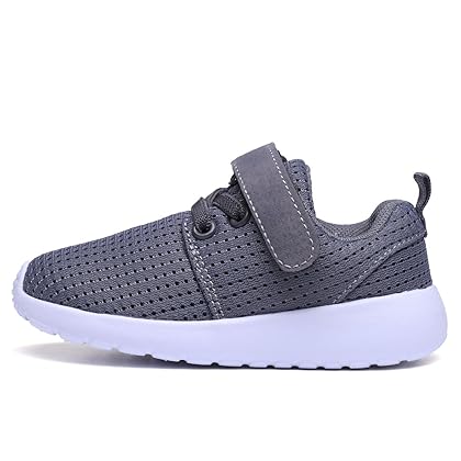DADAWEN Toddler/Little Kid Boys Girls Lightweight Breathable Sneakers Strap Athletic Tennis Shoes for Running Walking