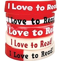 I Love to Read Wristbands (6566)