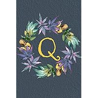 Q: Monogrammed Medical Cannabis Log Book Journal - Record Weed Consumption - Perfect for Recreational Marijuana Users