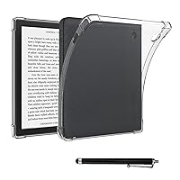 Case for Kobo Libra 2 (2021 Release), Comes with a Touch Screen Pen, Soft TPU Protective Back Transparent Cover for 7