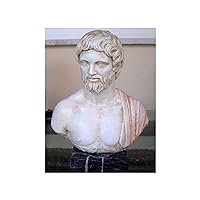 Asclepius God of Medicine Healing - Greek Mythology- Health God Bust-Asclipios