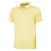 Boys' Golf Polo Shirts Short Sleeve Youth Athletic Shirts Kids Quick Dry Active Shirts UPF 50+