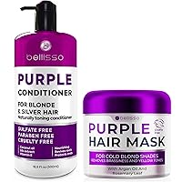 BELLISSO Purple Conditioner and Purple Hair Mask