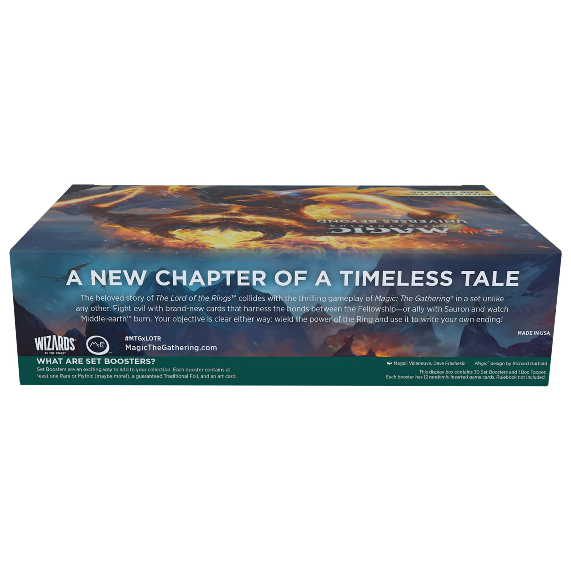 Magic: The Gathering The Lord of The Rings: Tales of Middle-Earth Set Booster Box - 30 Packs (360 Magic Cards)