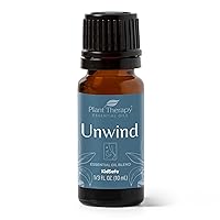 Plant Therapy Unwind Essential Oil Blend 10 mL (1/3 oz) 100% Pure, Undiluted, Natural Aromatherapy