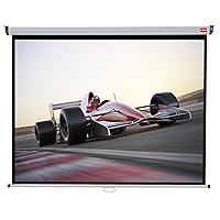 Nobo 1902393 Projection Screen Home Theatre/Office/Cinema Screen 4:3 Screen Format Matte White (2000x1513mm)