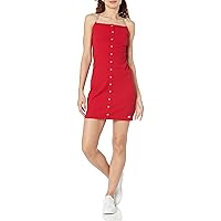 Tommy Hilfiger Women's Snap Front Bodycon Ribbed Tube Mini Dress