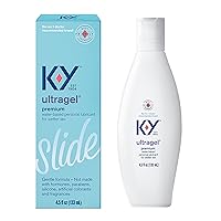 K-Y Ultragel Lube, Personal Lubricant, Water-Based Formula, Safe to Use with Silicone Toys, For Men, Women and Couples, 4.5 FL OZ (Pack of 1)