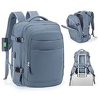 Travel Backpack, Flight Approved Carry On Backpack for Work Business, Laptop Backpack with Laptop Compartment Blue
