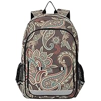 ALAZA Paisley Indian Style Floral Casual Backpack Bag Travel Knapsack Bags