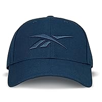 Reebok Unisex Vector Classic Ball Cap with Adjustable Snapback for Men and Women (One Size) Baseball Cap