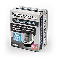 Official Detergent Soap Tablets for Baby Brezza Bottle Washer Pro, 120 Tablets