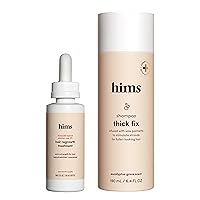 Hims Thick Fix Hair Thickening Shampoo for Thinning Hair with Saw Palmetto to Add Volume and Moisture, No Parabens or Sulfates, Vegan and Cruelty Free, 2 Pack, 6.4oz