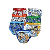 Disney Little Boys' Toy Story 7-Pack Brief, Assorted Prints