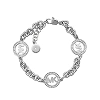 Michael Kors Silver-Tone Bracelet for Women; Bracelets; Jewelry for Women