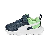 PUMA Unisex-Child Evolve Run Mesh Hook and Loop Sneaker