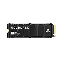 WD_BLACK 1TB SN850P NVMe M.2 SSD Officially Licensed Storage Expansion for PS5 Consoles, up to 7,300MB/s, with heatsink - WDBBYV0010BNC-WRSN