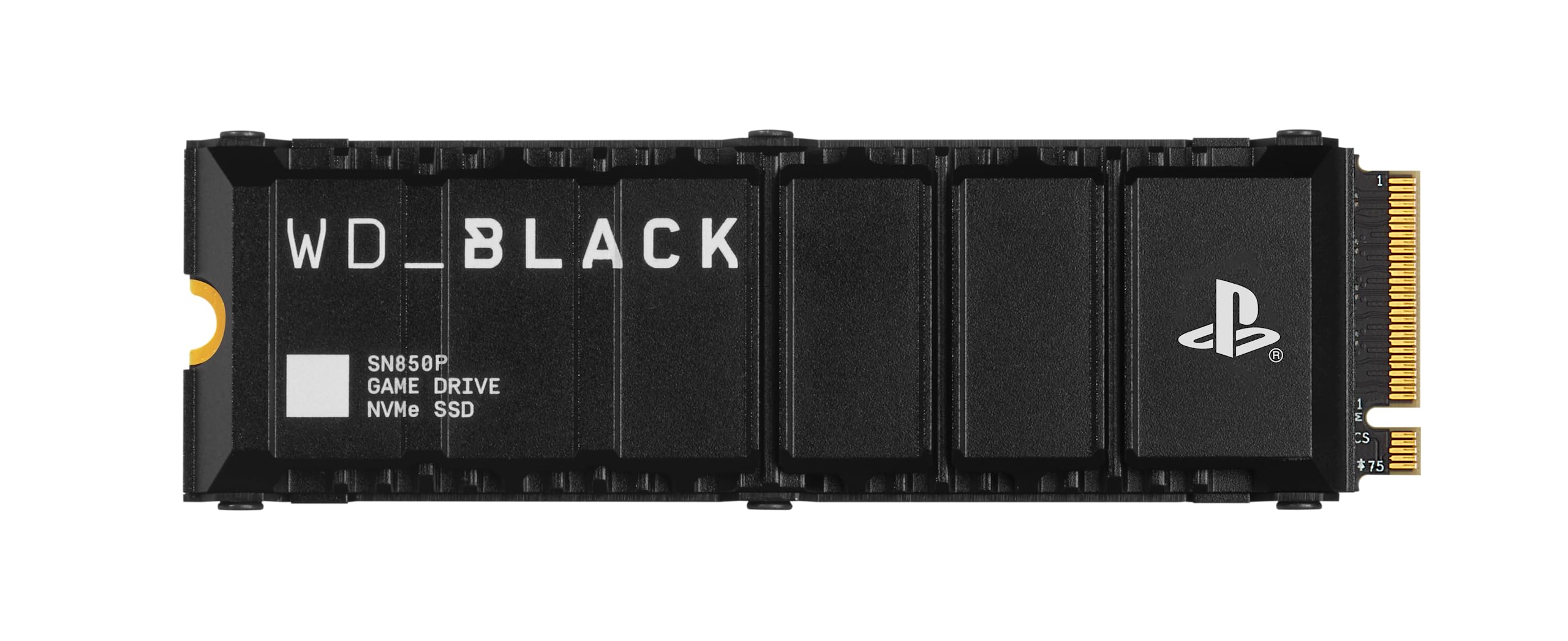 WD_BLACK 4TB SN850P NVMe M.2 SSD Officially Licensed Storage Expansion for PS5 Consoles, up to 7,300MB/s, with heatsink - WDBBYV0040BNC-WRSN
