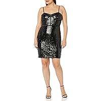 City Chic Women's Plus Size Dress Girly Sequin