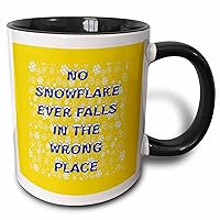 3dRose No Snowflake Ever Falls In The Wrong Place Zen Proverb - Mugs (mug-384884-4)