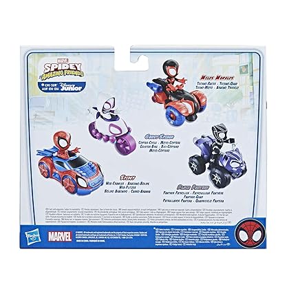 Spidey and His Amazing Friends Hasbro Marvel Spidey Action Figure and Web-Crawler Vehicle, for Kids Ages 3 and Up