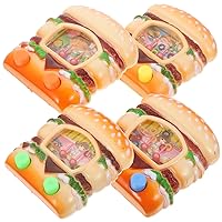 4pcs Water Ring Toy Toys Hand Held Games Interactive Game Toy Rings Fun Game Kids Tossing Game Machine Cartoon Tossing Game Machine Kids Supply Gift Child Plastic Handheld