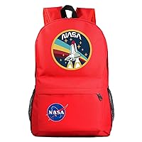 Youth NASA Casual Graphic Knapsack-Multifunction Durable Rucksack Large Capacity Bookbag for Students