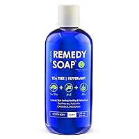 Remedy Tea Tree Oil Body Wash - Body Wash That Helps Body Odor, Ringworm, & Skin Irritations - Tea Tree Soap Body Wash (1 pk, 12 oz)
