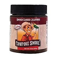 Cowpoke Smoke Relish In A Jar Sweet And Spicy Candied Jalapeno Peppers Plant-Based Non-GMO Gluten-Free Gourmet Relish Made In USA