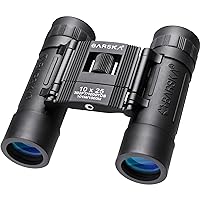 BARSKA Lucid View 10x25 Compact Binoculars (Blue Lens)