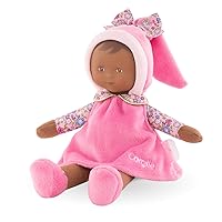 Miss Floral Sweet Dreams - Mon Doudou Soft-Body Baby Doll with Vanilla Scent, 9.5