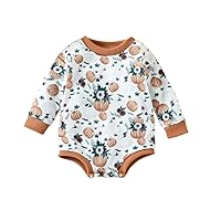 Size 6 Toddler Girl Clothes Newborn Infant Halloween Outfits Boys Girls Long Sleeves Sweatshirt (White, 18-24 Months)