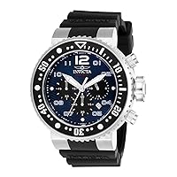 Invicta Men's Pro Diver 52mm Silicone Quartz Chronograph Watch, Black (Model: 26731)