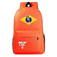 BOLAKE Classic Neymar Printed Rucksack Durable Travel Daypack-Lightweight Students Knapsack Casual Bookbag for Daily Life