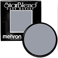 Mehron Makeup StarBlend Cake (2 Ounce) (Monster Grey)