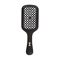 GOODY Planet Vented Paddle Brush,Black - Detangler Comb for Thick,Curly & Fine Hair - Pain-Free Hair Accessories for Women,Men,& Kids - Removes Knots & Tangles - Ocean Rescue Recycled Plastic