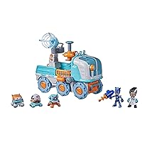 PJ Masks Romeo Bot Builder Vehicle Playset with Lights and Sounds, Preschool Toys, Superhero Toys, Toys for 3 Year Old Boys and Girls and Up