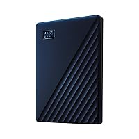 5TB My Passport for Mac, Portable External Hard Drive with backup software and password protection, Blue - WDBA2F0050BBL-WESN