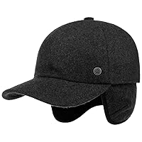 bugatti Windstopper Gore Baseball Cap, Wind Protection, Neck Protection, Wool Cap, Winter Cap with Peak