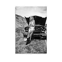 KMJBFE Fashion Sexy Model Stella Maxwell Hot Girl Poster (11) Canvas Painting Wall Art Poster for Bedroom Living Room Decor 12x18inch(30x45cm) Unframe-style