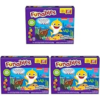 Fruit Snacks, Baby Shark Shaped Fruit Flavored Snacks, 0.8 Ounce Pouches (Pack of 30)