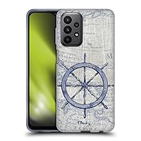 Head Case Designs Officially Licensed Paul Brent Vintage Wheel Nautical Soft Gel Case Compatible with Samsung Galaxy A23 / 5G (2022)