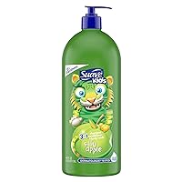 Suave Kids 3-in-1 Shampoo, Conditioner, Body Wash For Tear-Free Bath Time, Silly Apple, Dermatologist-Tested Kids Shampoo 3-in-1 Formula 40 oz